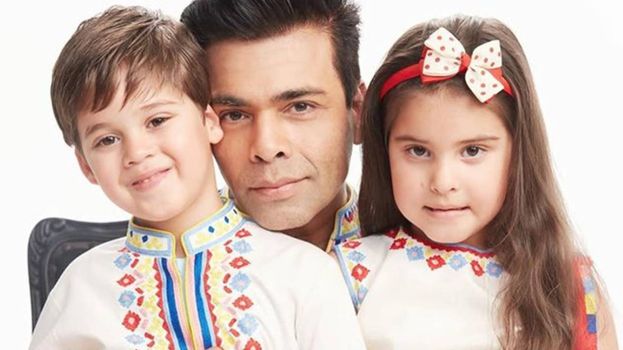 Karan Johar's kids jam out to Disco Deewane