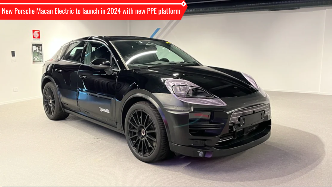 2024 Porsche Macan that was displayed