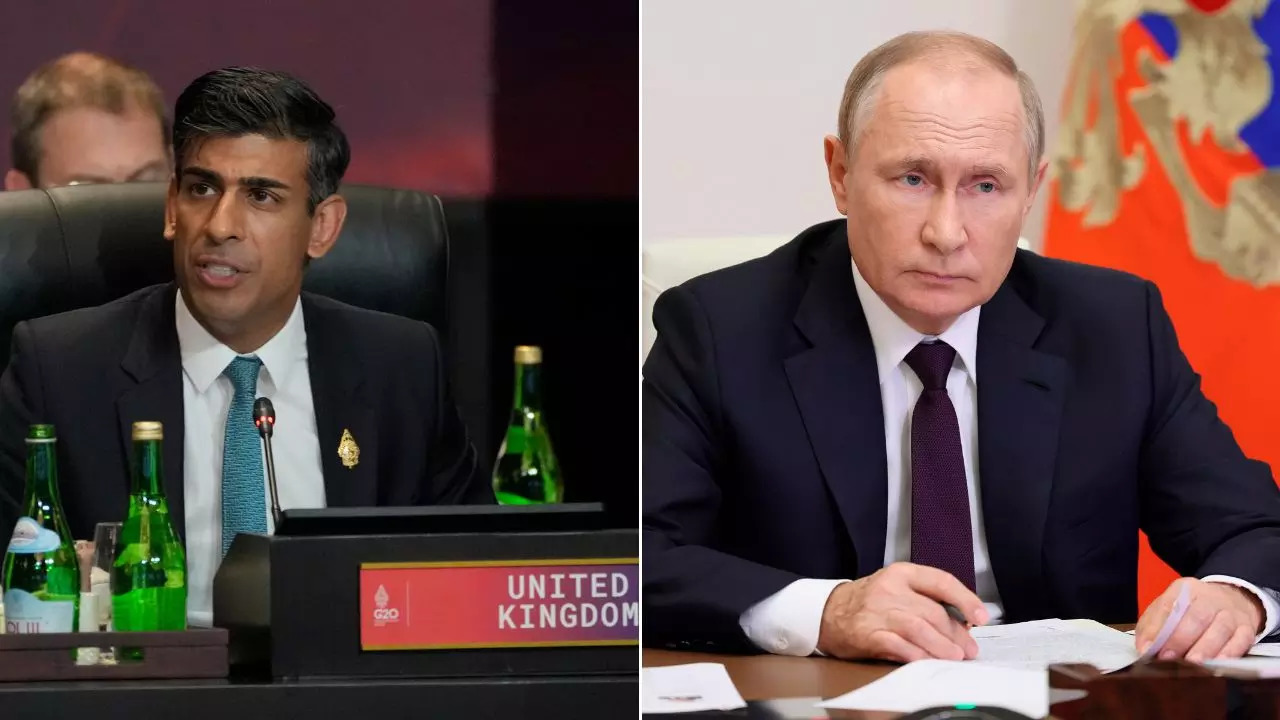 UK PM Rishi Sunak took a dig at Russian President Putin's absence from the G 20 Summit