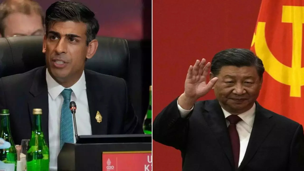 UK PM Rishi Sunak, Chinese President Xi Jinping