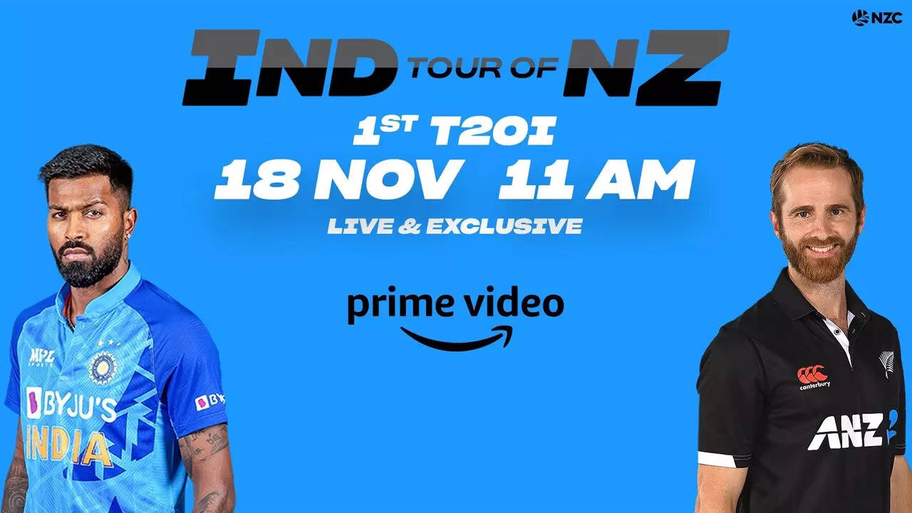 Ind Vs Nz T20 Live Streaming Telecast Prime Video To Telecast India Vs New Zealand Cricket 9427