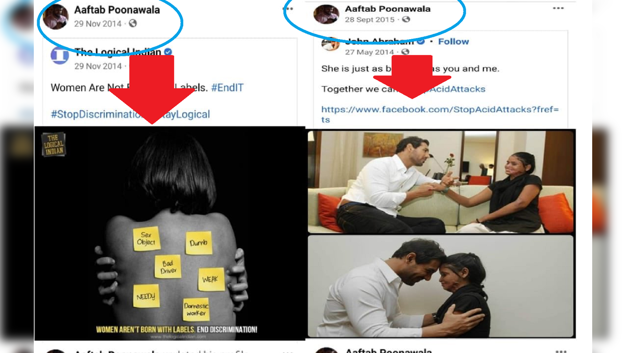 Shraddha Walkar murder: Aftab Amin Poonawala's Facebook timeline reminds him of the ruthless act