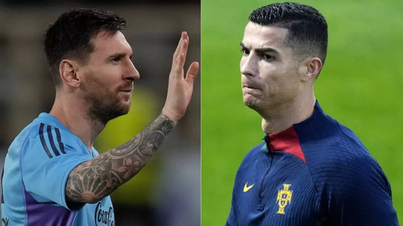 Lionel Messi Cristiano Ronaldo FIFA World Cup