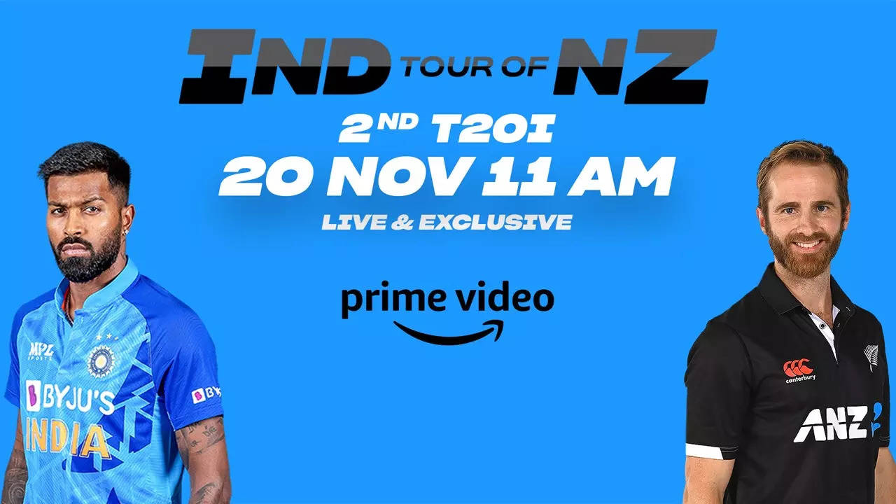IND vs NZ 2nd T20 match Watch free India vs New Zealand T20 cricket match live streaming Technology and Science News, Times Now