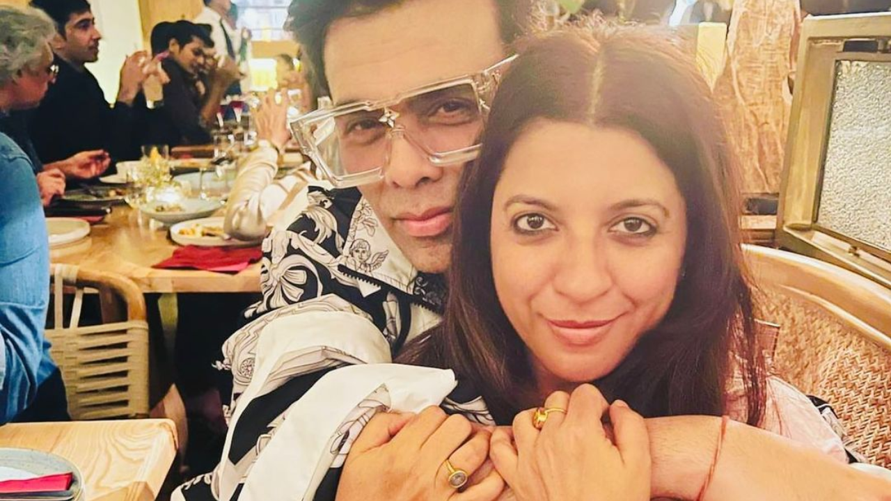 Karan Johar bear hugs 'friend forever' and 'favourite filmmaker' Zoya