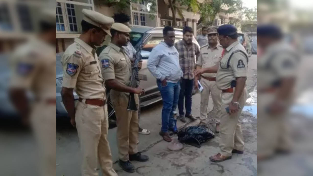 Hyderabad police cordon and search
