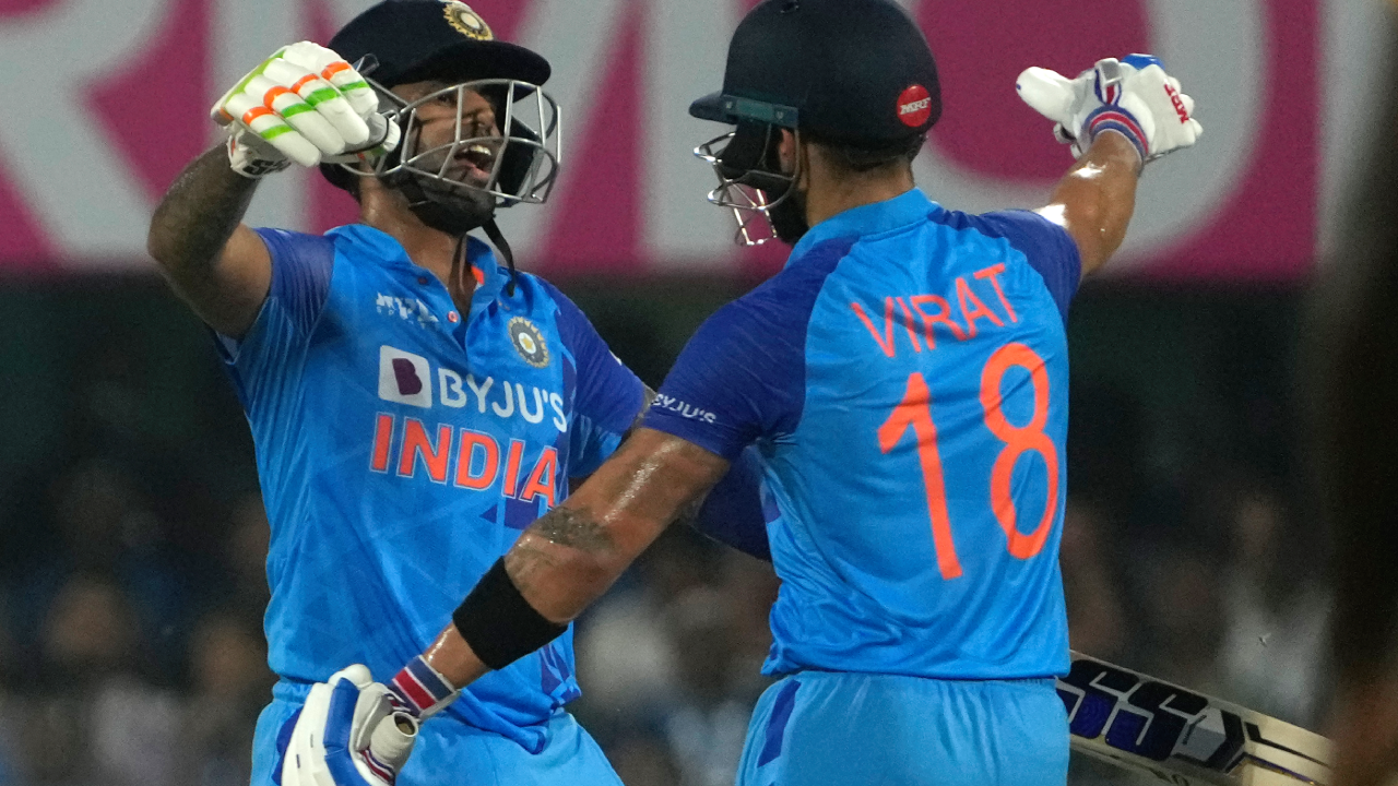<div>Suryakumar Yadav responds to Virat Kohli's 'video game' tweet for him post 2nd T20I ton vs New Zealand</div> <div>Suryakumar Yadav responds to Virat Kohli's 'video game' tweet for him post 2nd T20I ton vs New Zealand</div>