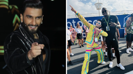 Bollywood star Ranveer Singh meets Usain Bolt, Akon, and more at the Abu  Dhabi Grand Prix - Entertainment