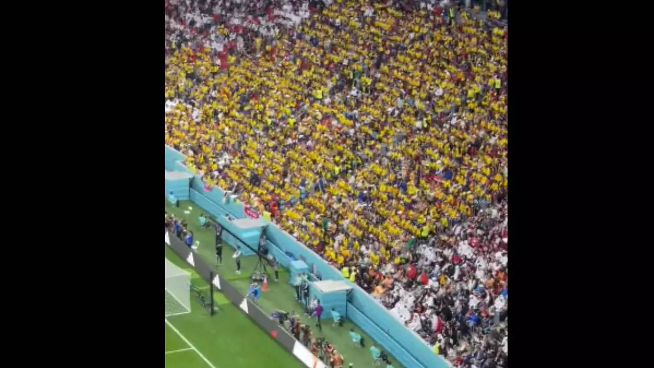 Fans chanted 'we want beer' during the opening game of the FIFA World Cup tournament