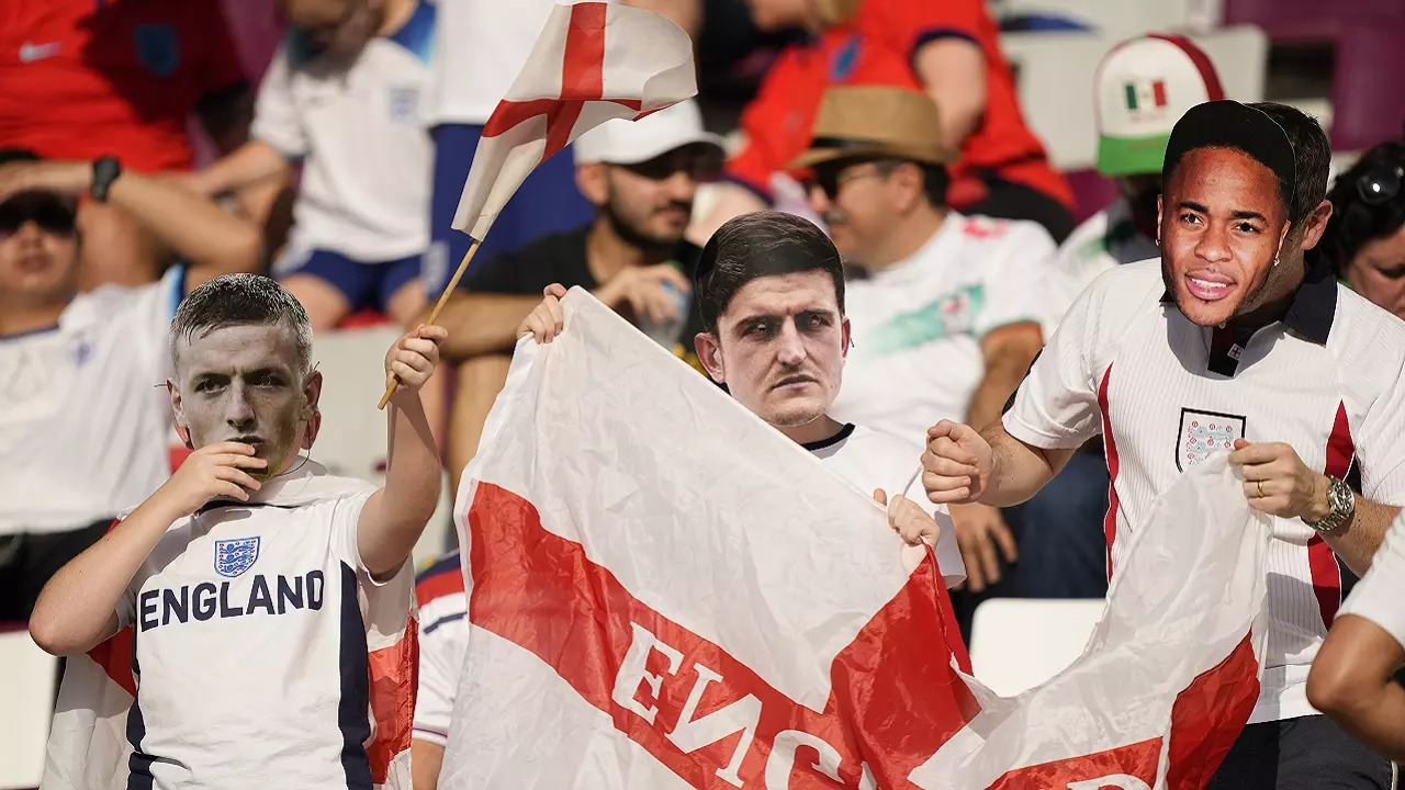 England vs Iran fans