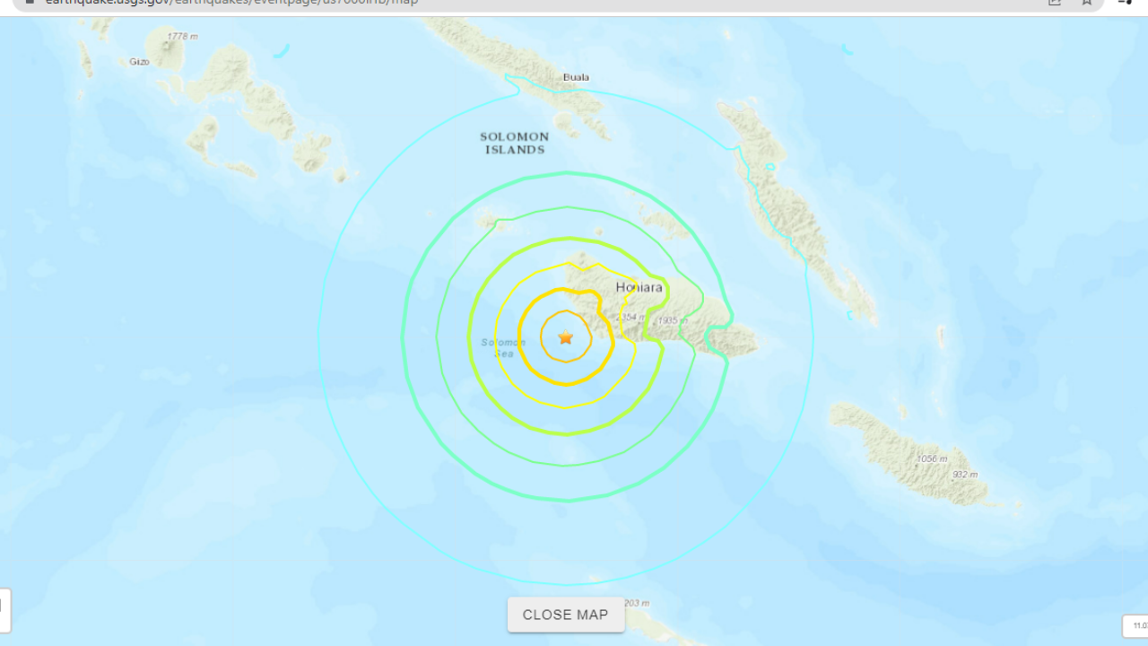 Solomon Islands hit by 7.0 earthquake