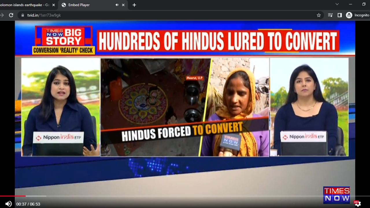 Hindus converted to Christianity in Meerut area