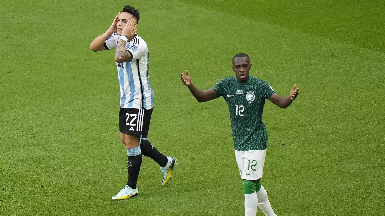 Lautaro Martinez vs Saudi Arabia