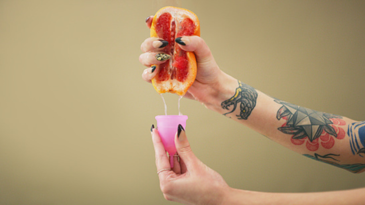 Sanitary pads Menstrual cups cloth napkins safer alternatives to