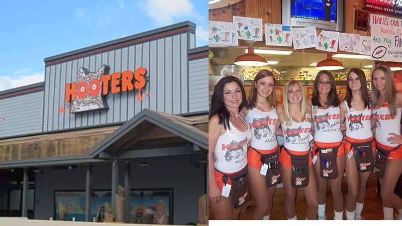 Father takes son to Hooters