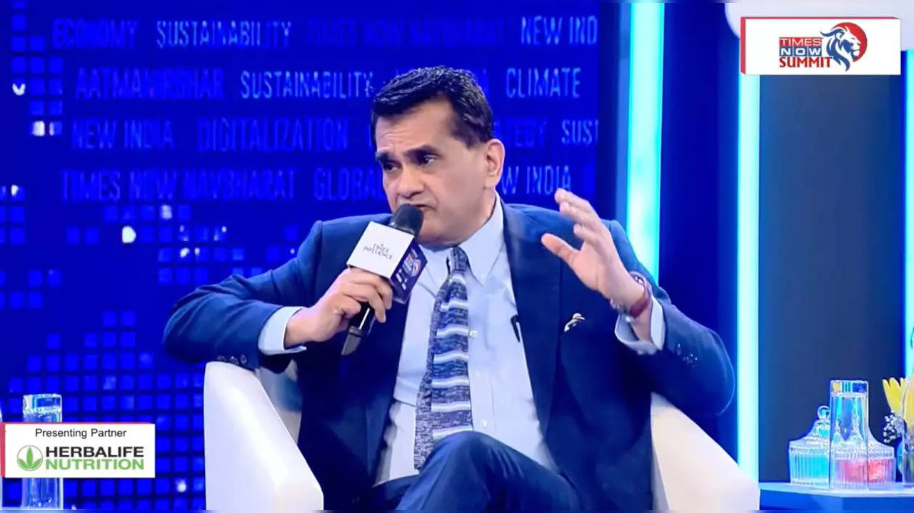 Amitabh Kant Times Now Summit 2022.