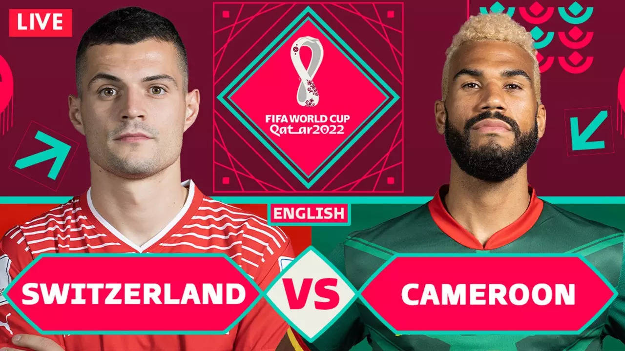 SUI vs CMR FIFA World Cup match When and where to watch Switzerland vs Cameroon football live streaming online in India Technology and Science News, Times Now