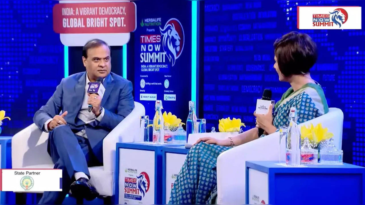 Times Now Summit 2022: Himanta Biswa Sarma at the summit