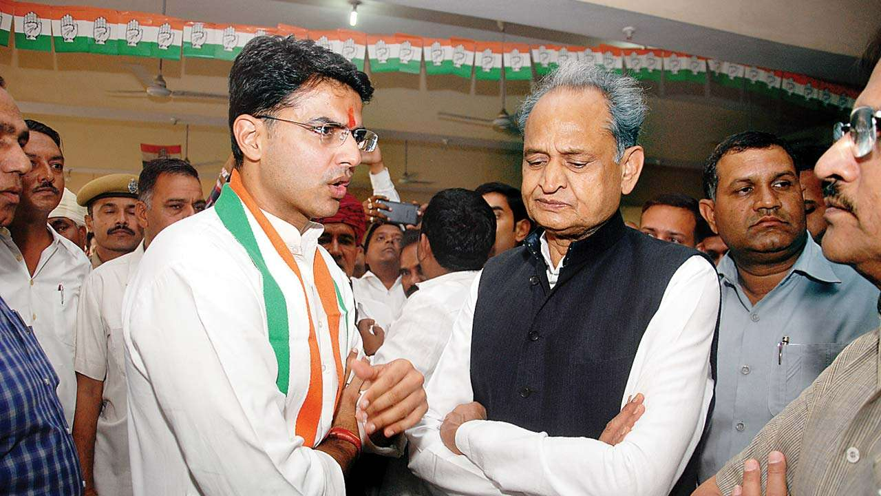 Sachin Pilot with Ashok Gehlot