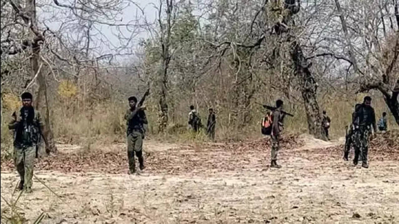 security personnel during a military operation in sukma ani