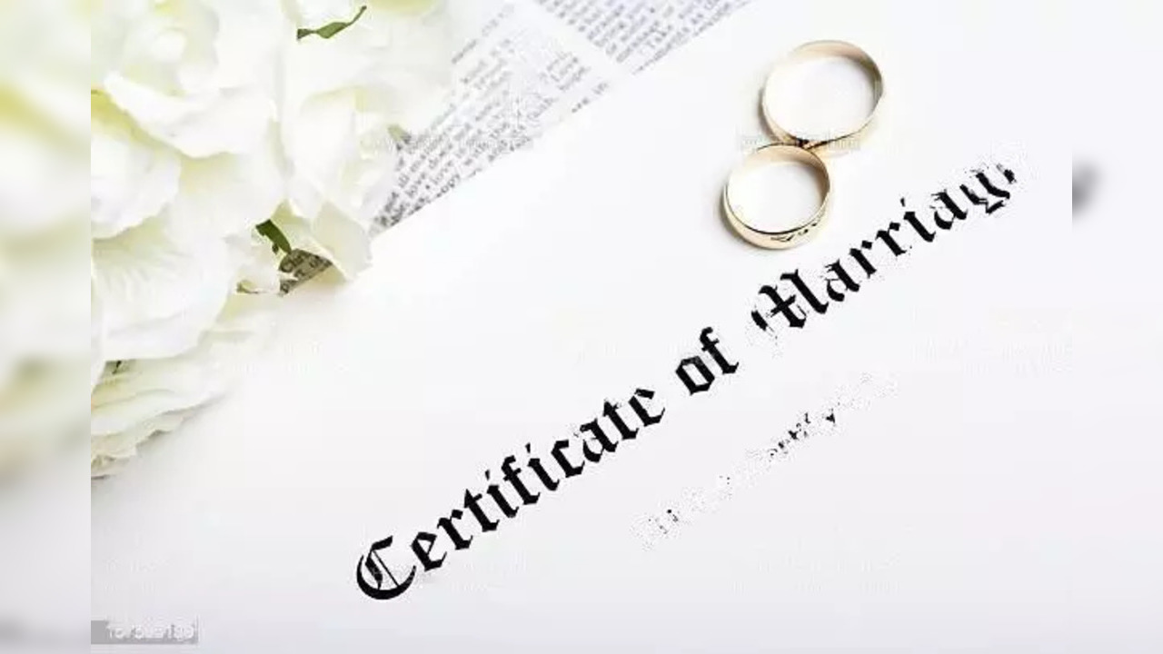 Marriage-certificate