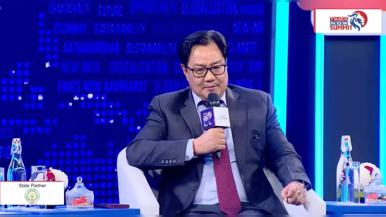 Kiren Rijiju at Times Now Summit 2022