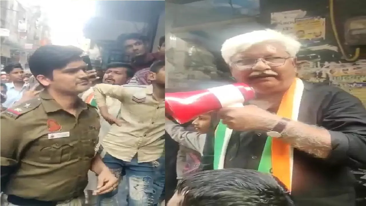 Delhi Police accused ex-MLA Asif Khan of manhandling and abusing a policeman.