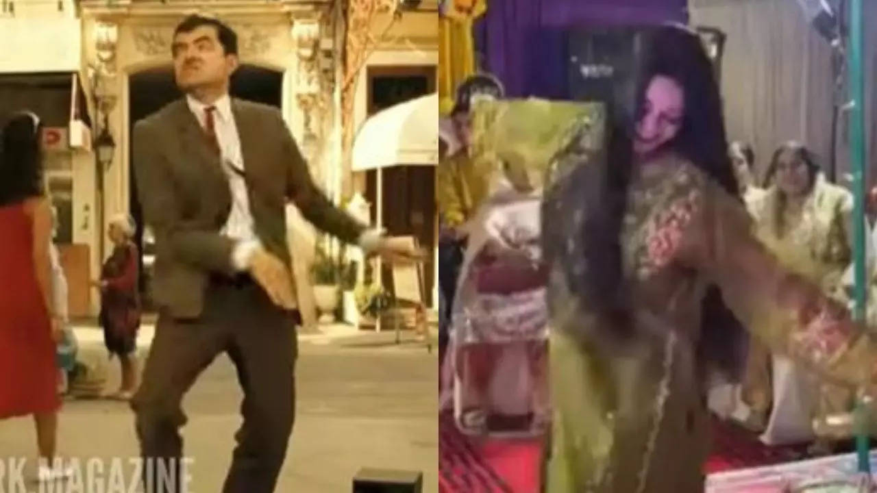 Mr Bean dancing