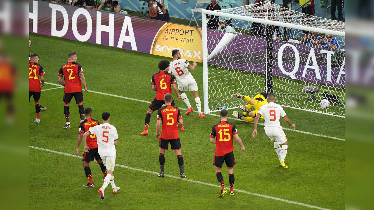 Belgium vs Morocco-AP