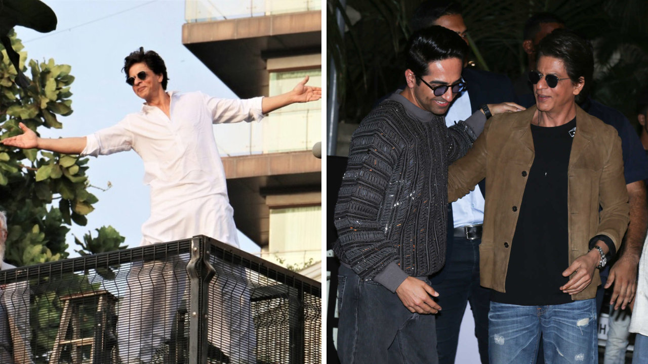 Ayushmann Khurrana lives out every Shah Rukh Khan fan's 'Mannat',