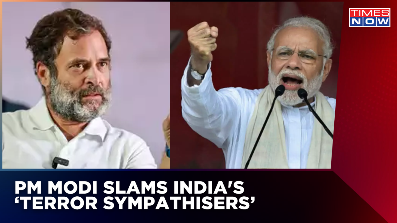 PM Modi Slams Congress For Terrorism Sympathy, Says 'Terrorists Mean ...