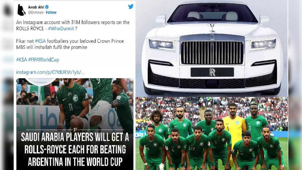 Saudi Arabian Football Players Gifted With Rolls Royce Phantoms After World  Cup Match Win Over Argentina