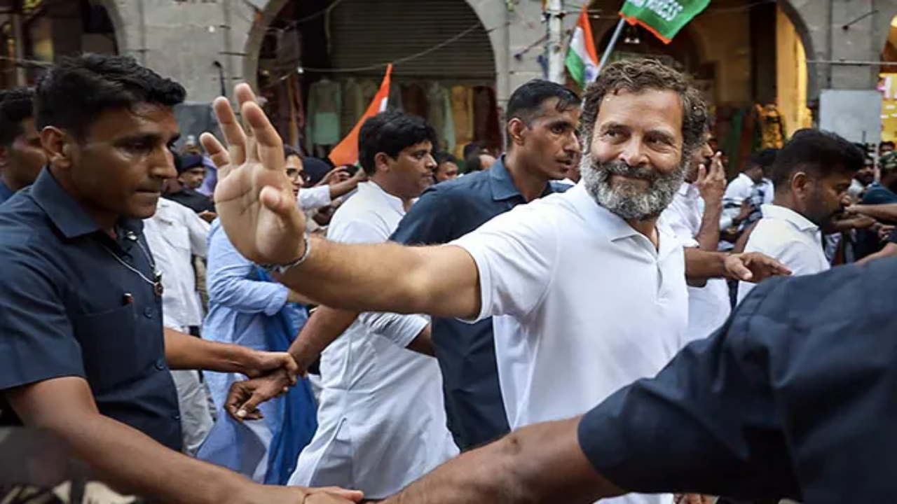 Rahul Gandhi during Bharat Jodo Yatra (file photo)