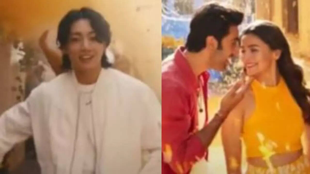 BTS member Jungkook turns 'desi' in 'Kesariya' edited video | Viral News,  Times Now
