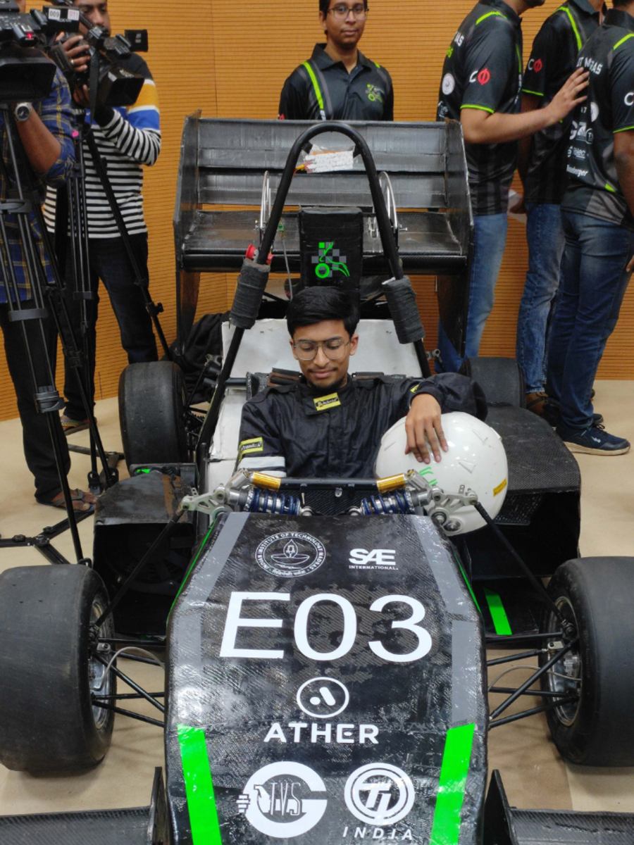 IIT Madras Raftar team unveils first Electric Racing Car, see snaps