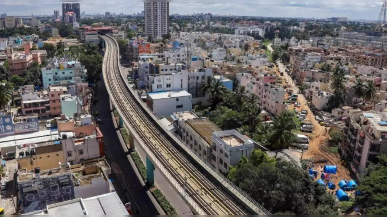 A view of the Bengaluru city.