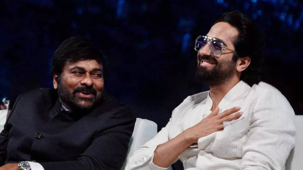 Ayushmann and Chiranjeevi