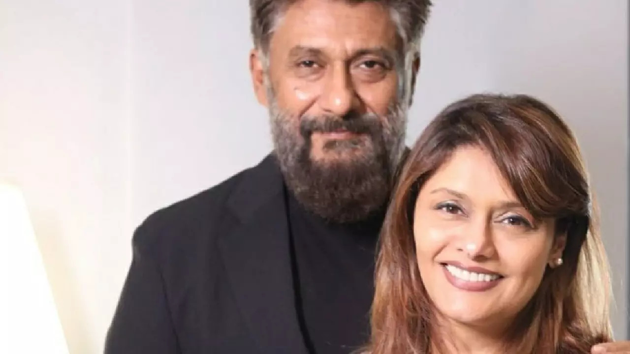 Vivek Agnihotri with Pallavi Joshi