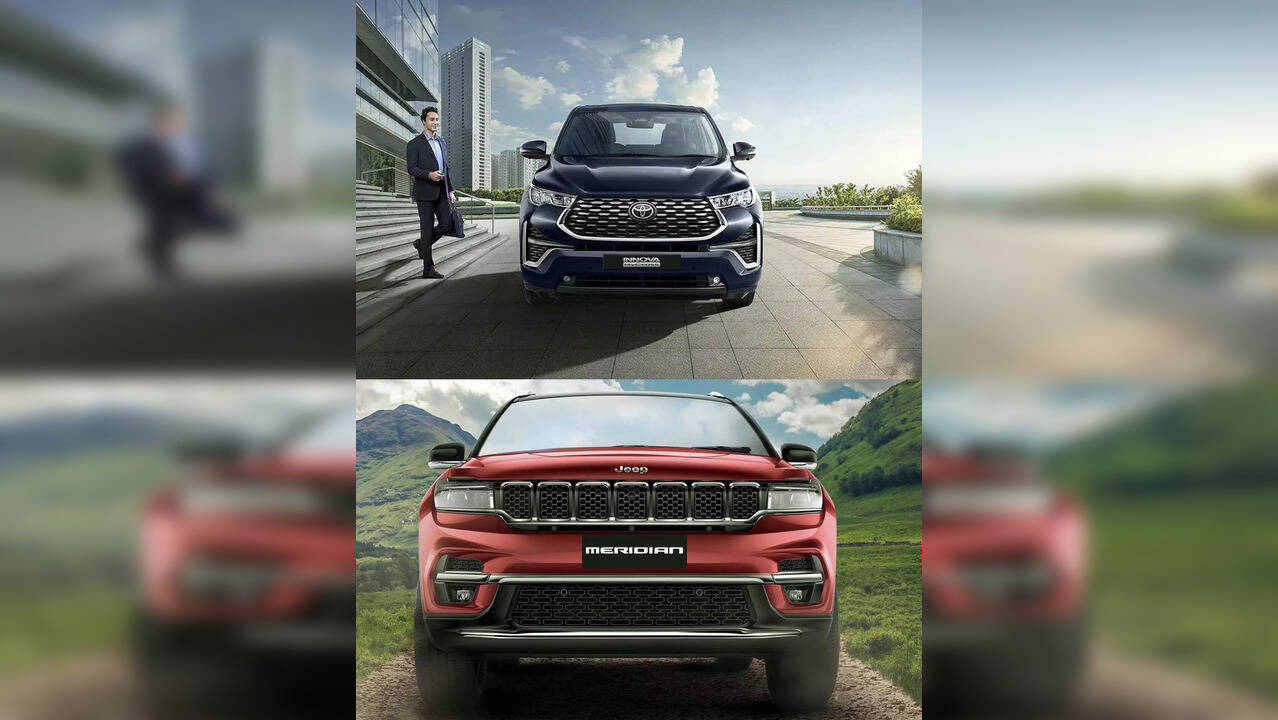 Toyota Innova Hycross vs Jeep Meridian