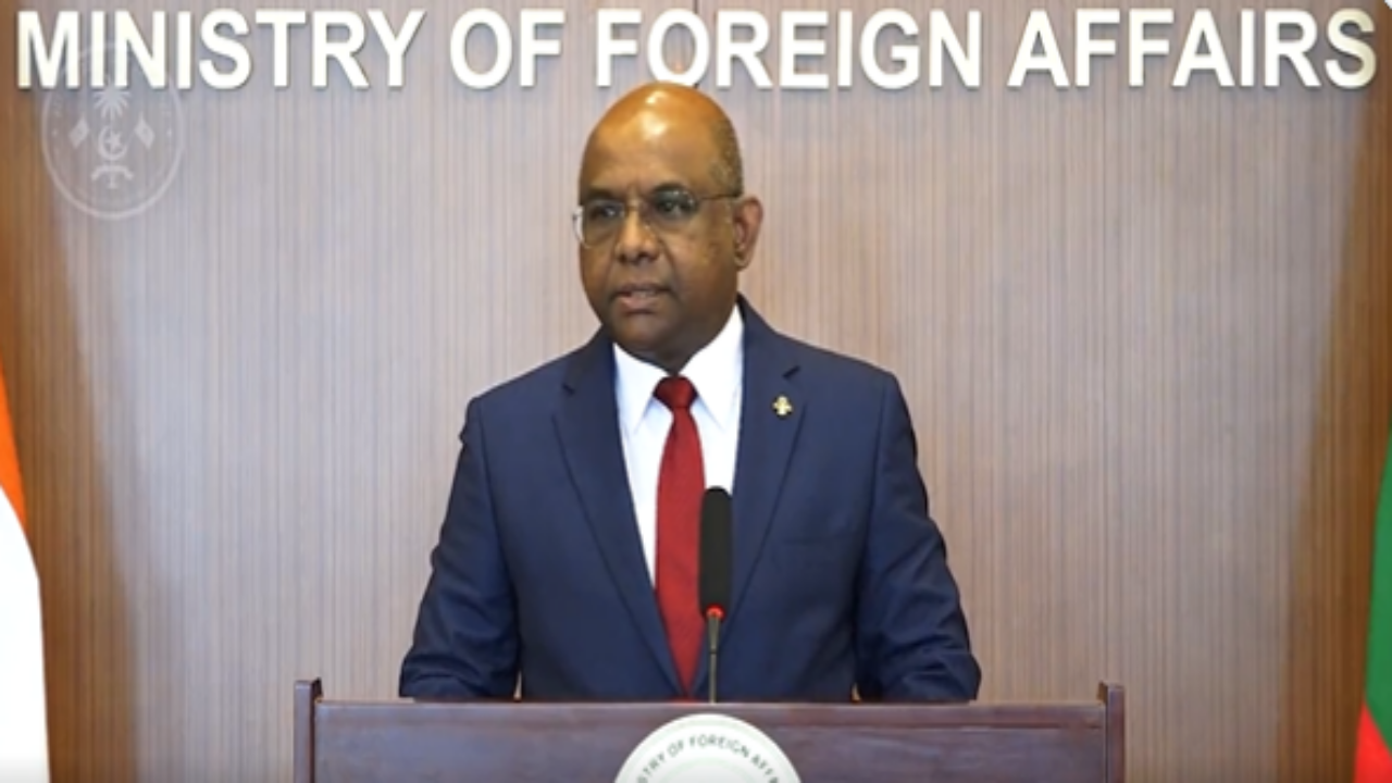 Maldives foreign minister Abdulla Shahid