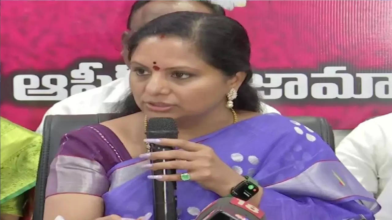 TRS leader and MLC K Kavitha