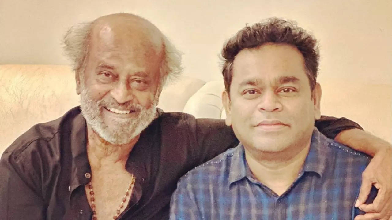 Rajinikanth and AR Rahman