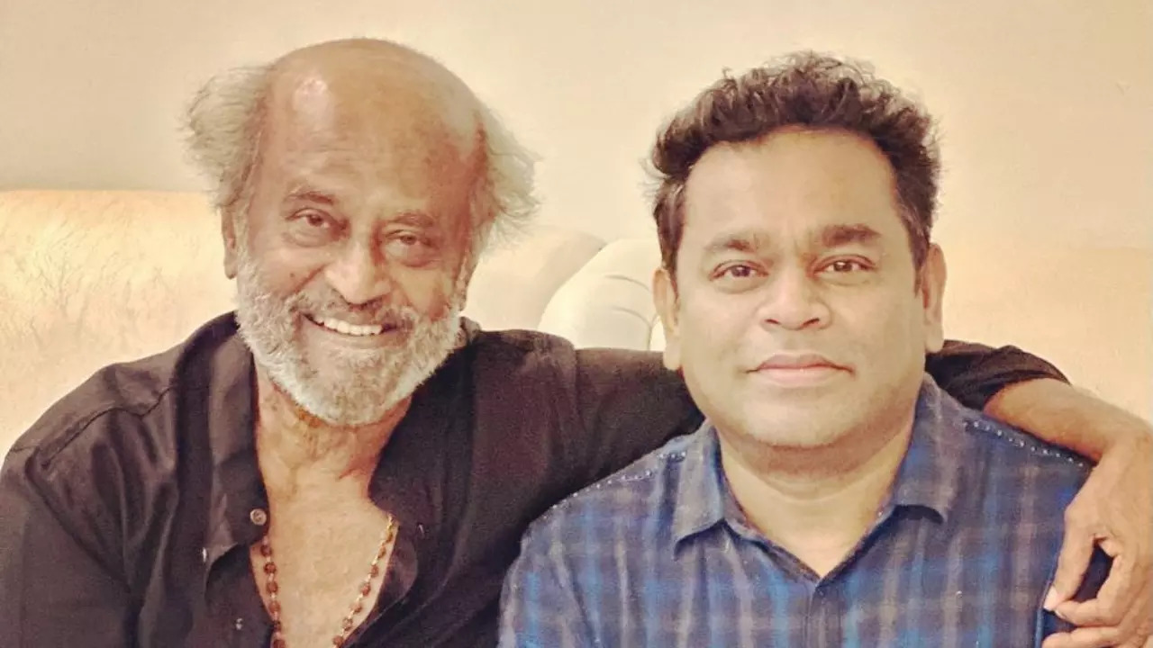 Rajinikanth and AR Rahman