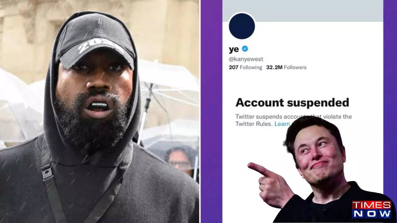 Elon Musk suspends Kanye West's Twitter account.. AGAIN! says, "I tried my  best."