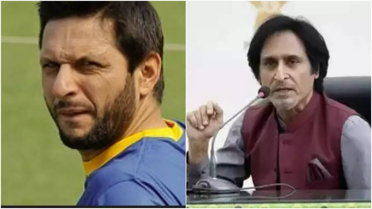 Shahid Afridi and Ramiz Raja