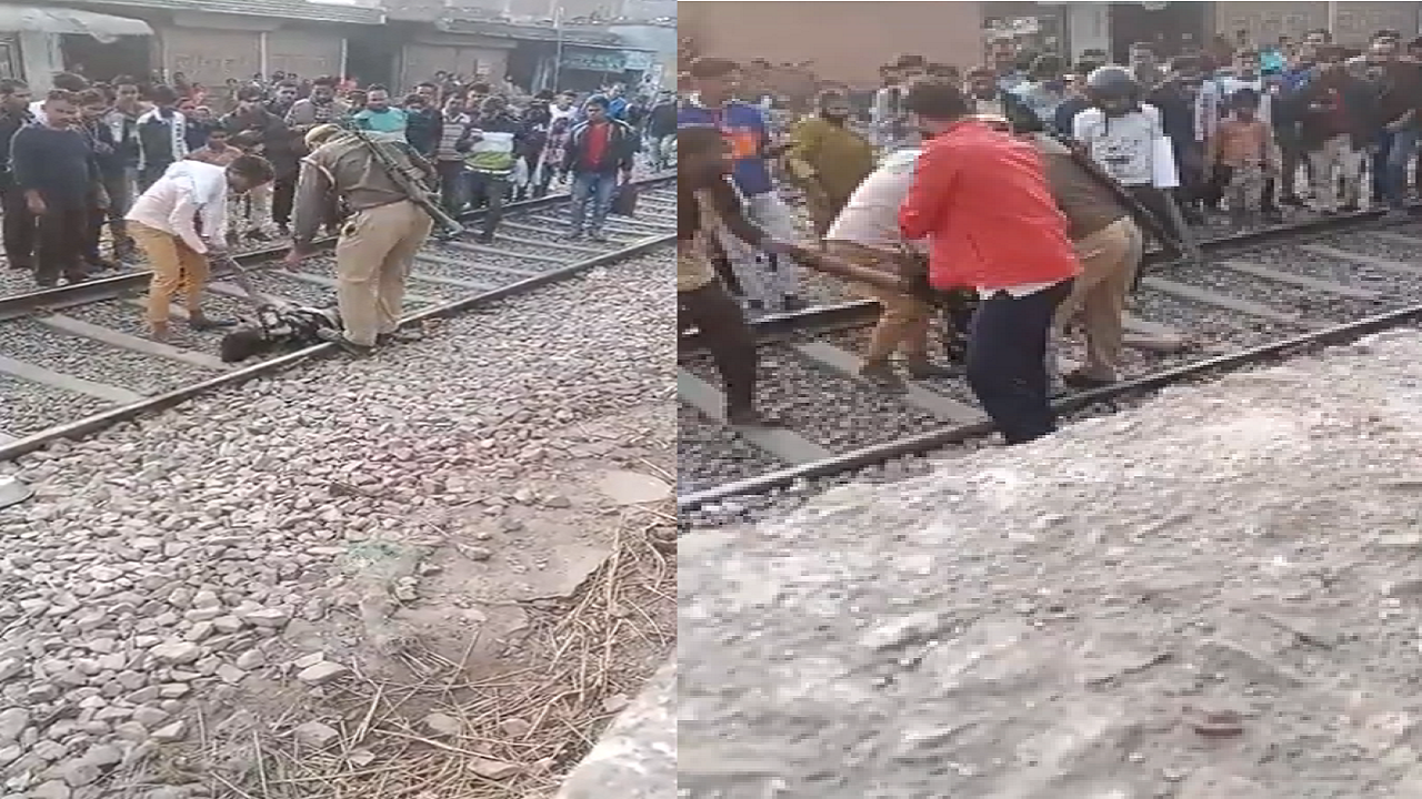 Viral Video: Telangana Boy Hit By Speeding Train While Making