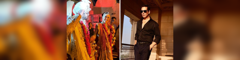 Top Entertainment News Today: Hansika Motwani officially ties the knot with Sohael, Akshay Kumar announces two new projects