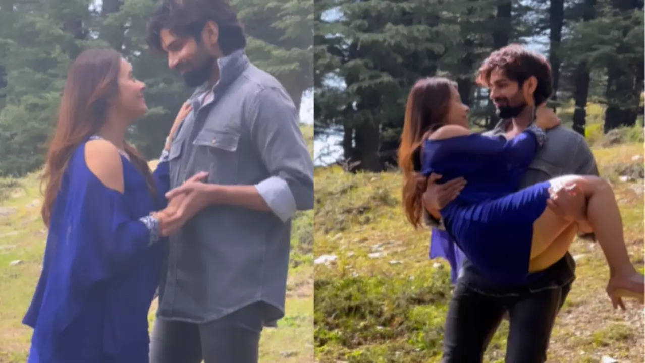 Devoleena's rumoured BF Vishal Singh carries her in his arms in romantic  video, netizens say, 'Gopi vahu woh devar hai' | Entertainment News, Times  Now