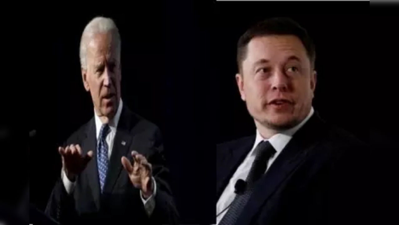 Joe Biden and Elon Musk.