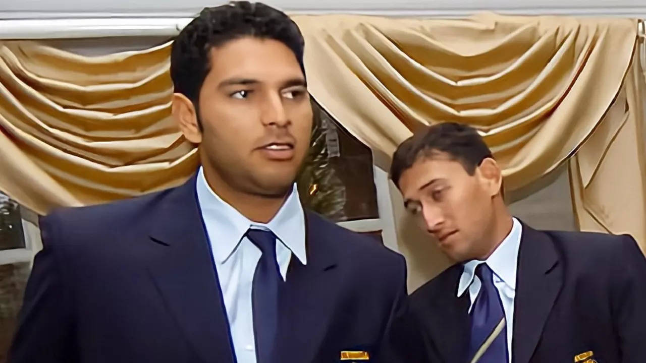 Yuvraj Singh and Ajit Agarkar